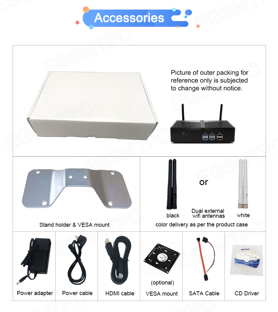 EGSMTPC Fanless Mini PC M3,  Small Computer with Intel Core i5-7267U(图24)