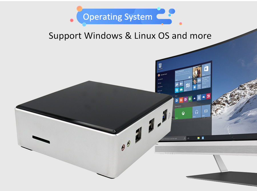 Intel Mini PC, Egsmtpc Small Fan Computer V310 with 10TH GEN i7-10710(图8)