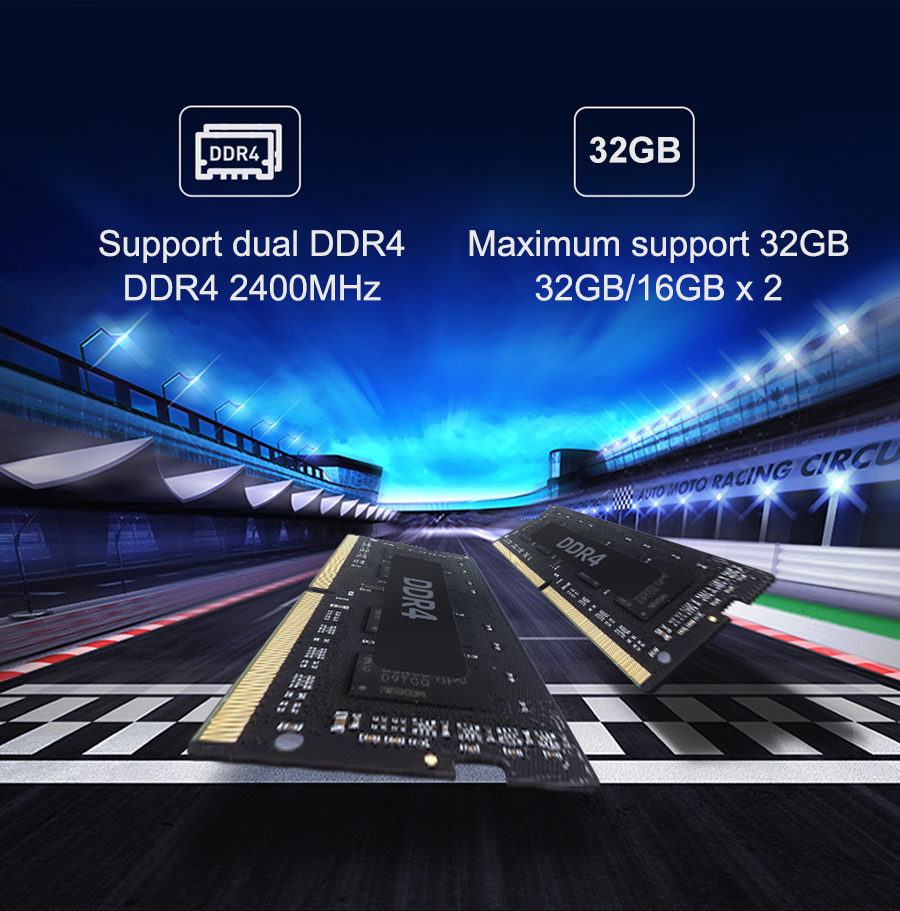 EGSMTPC AMD Mini PC Ryzen 2700U Windows 10 Pro, Mini Computer 16GB DDR4 512GB(图14)