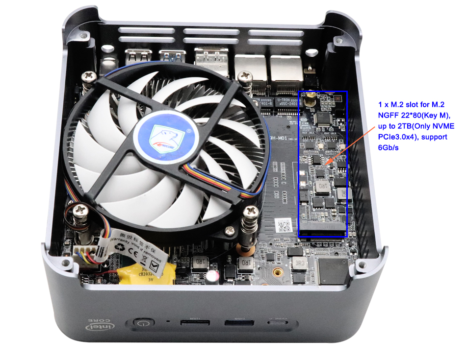 EGSMTPC Mini PC Windows 9 Intel i9 9880H 8 Core 16 Threads 2*DDR4 2*M.2 NVME 2*Lan(图14)