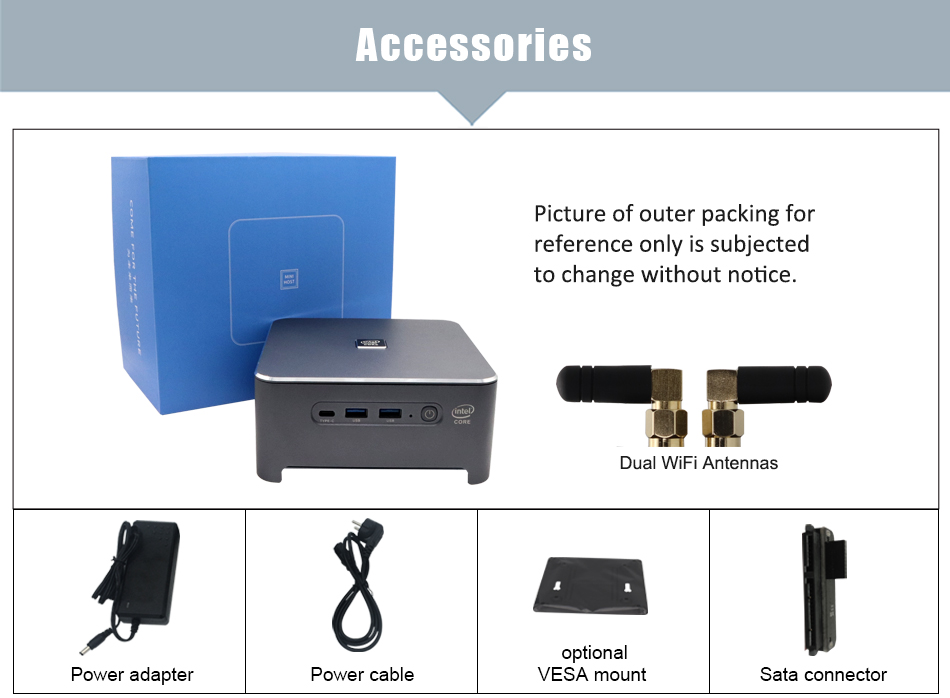 EGSMTPC Mini PC Windows 9 Intel i9 9880H 8 Core 16 Threads 2*DDR4 2*M.2 NVME 2*Lan(图19)