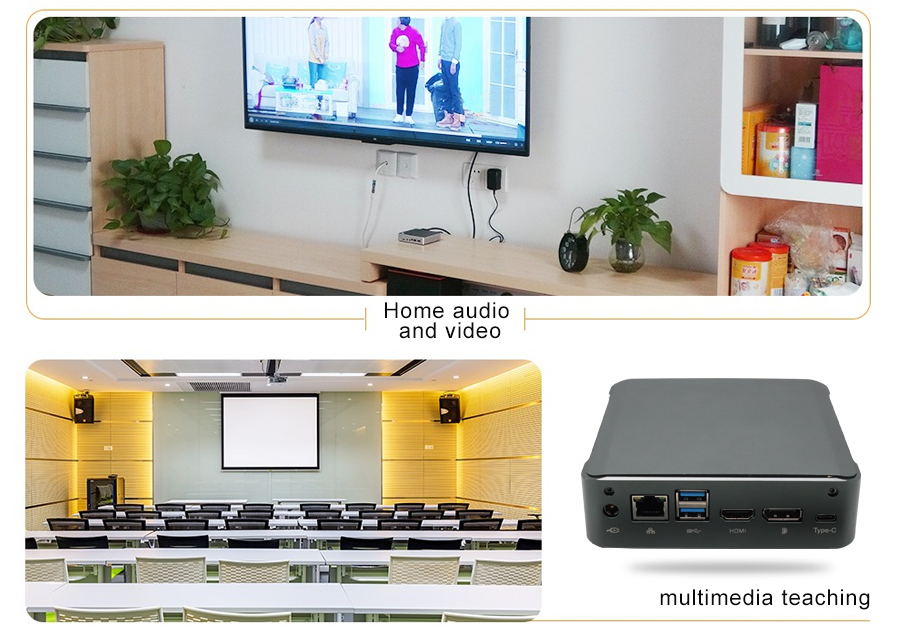 EGSMTPC 8th Gen Mini PC Intel Core I5 8265U Quad Core NUC Computer 2*DDR4 M.2 NVMe Win 10 Pro 4K(图25)