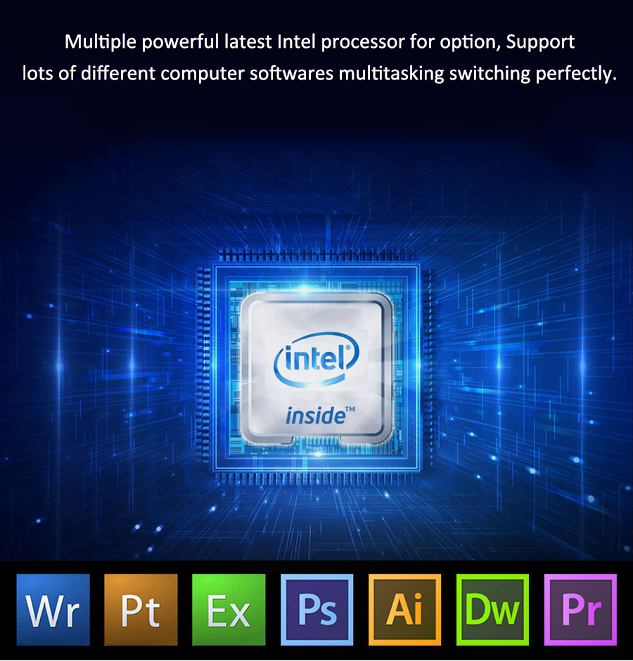 EGSMTPC 8th Gen Mini PC Intel Core I5 8265U Quad Core NUC Computer 2*DDR4 M.2 NVMe Win 10 Pro 4K(图10)