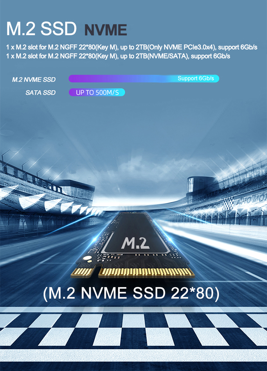 Intel Fan Mini PC, Egsmtpc Powerful Desktop Computer with Intel 10th Gen i5-1035G4 4 Cores CPU(图10)