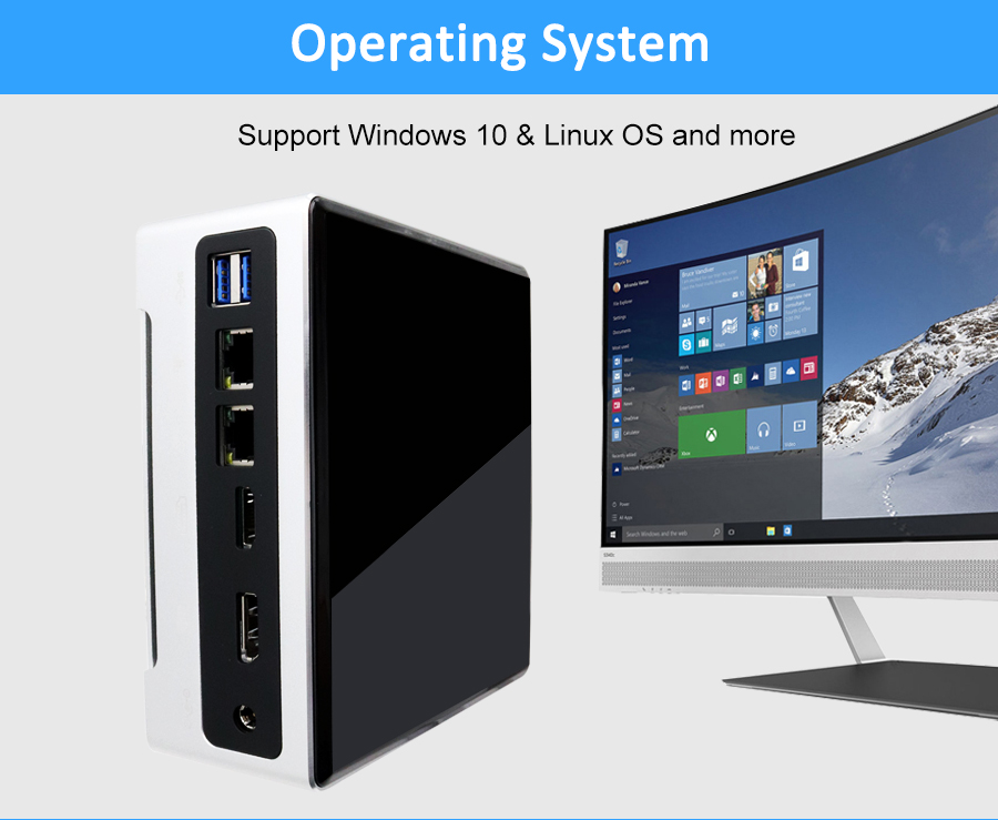 Intel Fan Mini PC, Egsmtpc Powerful Desktop Computer with Intel 10th Gen i5-1035G4 4 Cores CPU(图22)