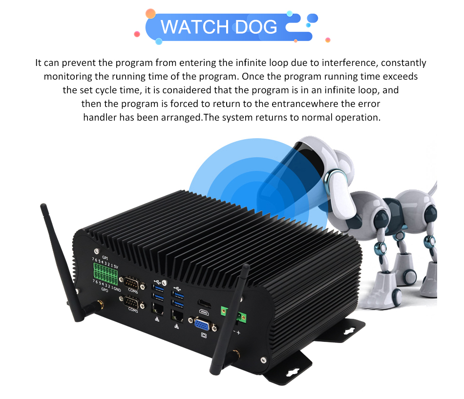 EGSMTPC Industrial Computer Intel Core i5 8250U DDR4 Desktop Mini PC 4 RS232/422/485 COM(图24)
