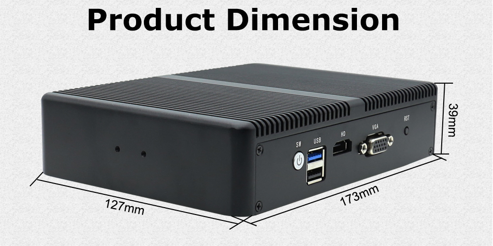 Hot Sales EGSMTPC Cheap Mini PC  M3-J1900L4(图1)
