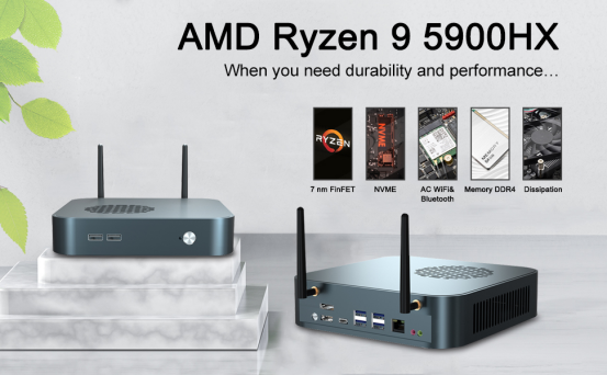 "High performance" mini computer evaluation: equipped with R9-5900HX(图1)