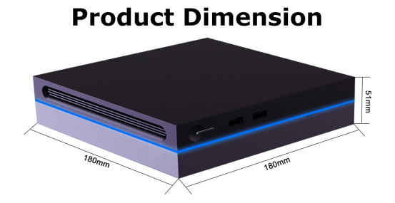 Smooth 3A, performance comparable to desktop PC, EGSMTPC F8 mini pc(图1)