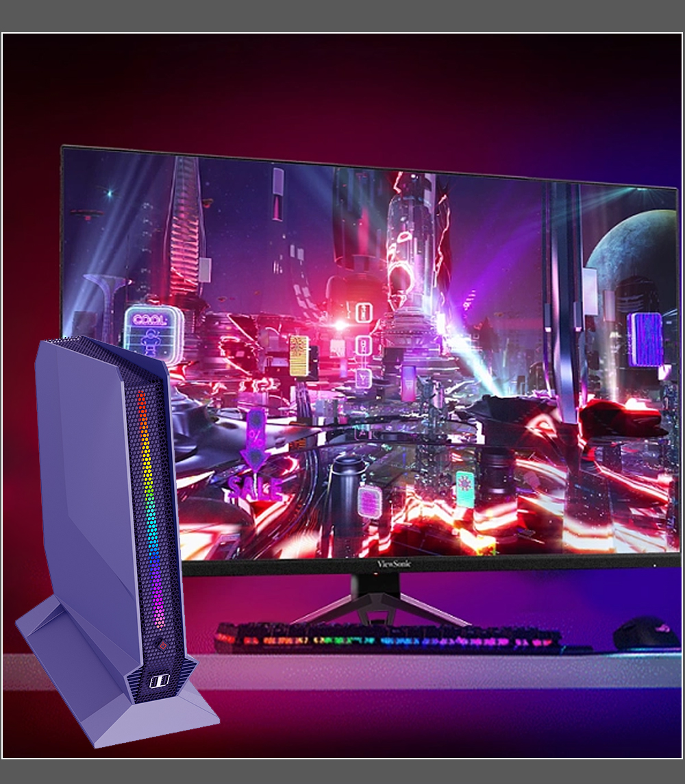 EGSMTPC Discrete Graphics  RTX 3050Ti Game Mini PC Intel Core i5 12450H i7 12700H i9 12900H Fan PC(图5)