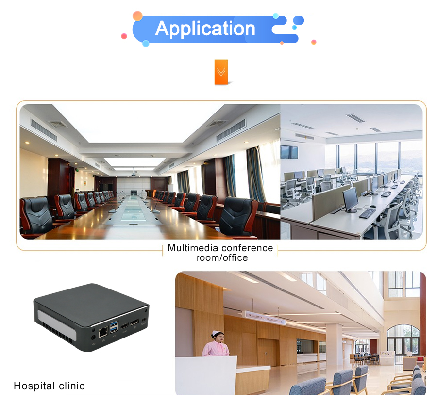EGSMTPC Tiny Game Mini PC Intel Pentium Gold 5405U Core I3-8145U I5-8265u I7-8565U DP HDMI 4K Fan PC(图5)