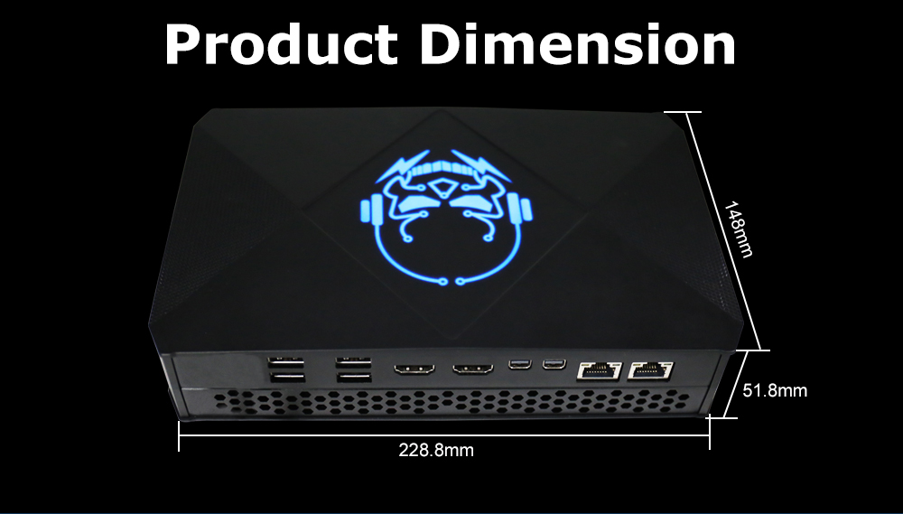 EGSMTPC RTX 3060 12G Discrete Graphics Card Game Mini PC I-ntel C-ore i7-12800H 2*DDR5 Fan PC(图4)