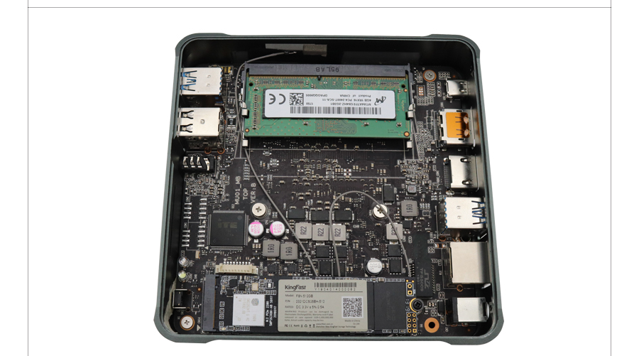 EGSMTPC 8th Gen Mini PC Intel i5-10210/i7-10510U  NUC Computer 2*DDR4 M.2 NVMe Win 10 Pro 4K(图6)