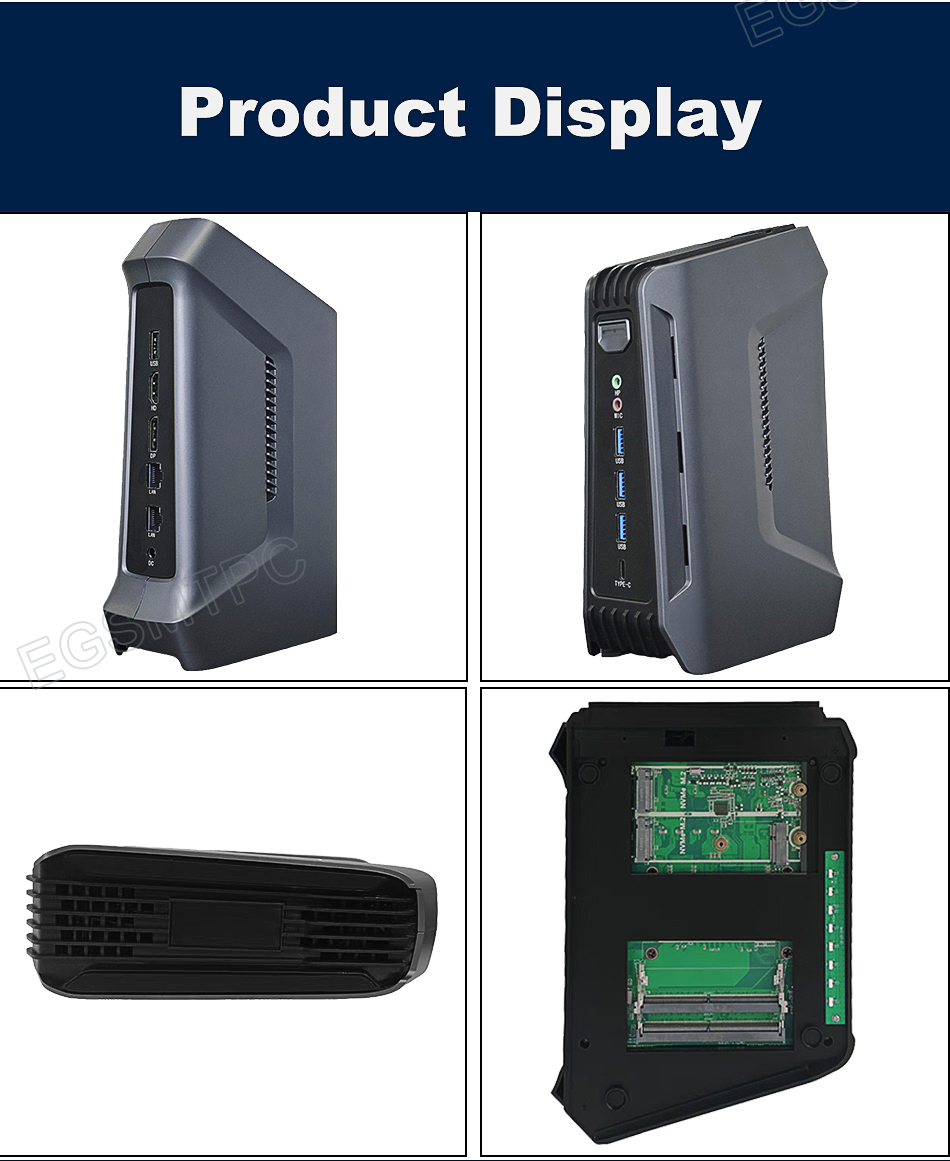 EGSMTPC Intel Ultra 2st gen support Thunderbolt4 3 display ports best commercial mini PC (图1)