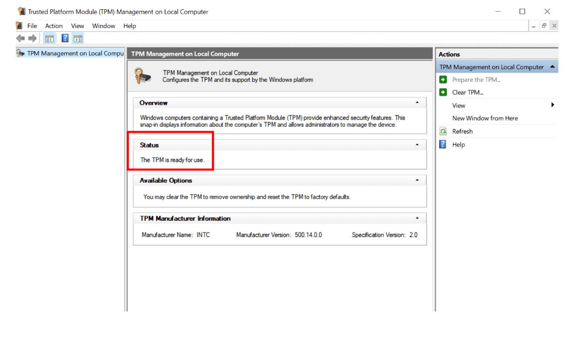 How to Verify TPM‑2.0 Is Enabled on Your Mini PC(图1)