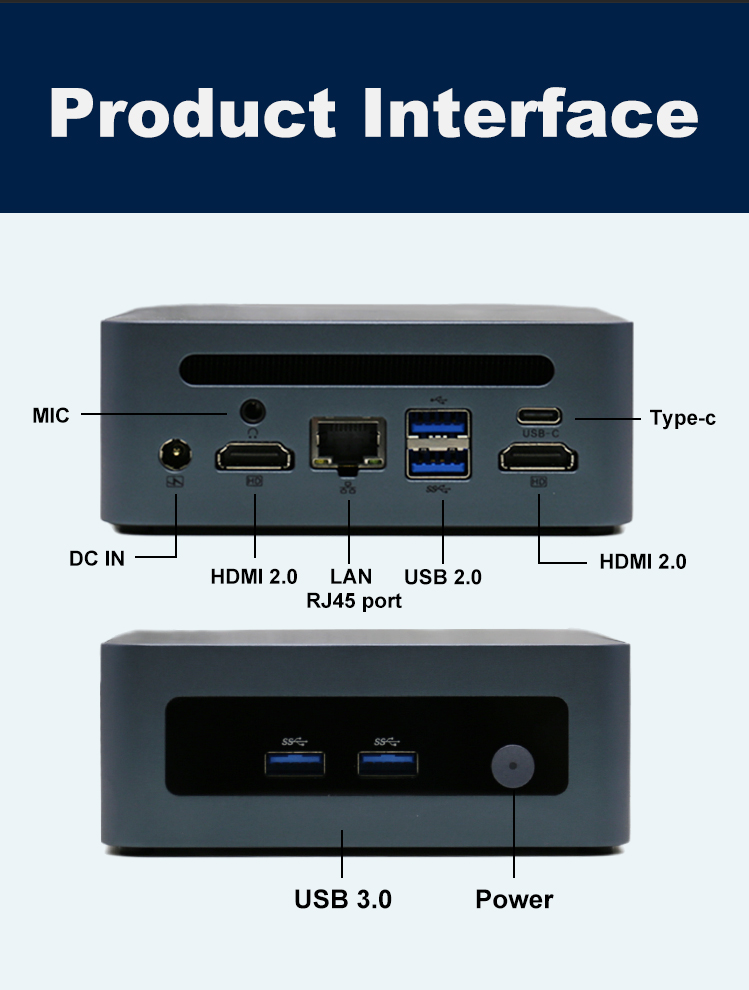 EGLOBAL Mini PC F11B-5600H Supports Dual 4K Display Output via Dual HDMI 2.0 Ports(图2) EGLOBAL Mini PC F11B-5600H Supports Dual 4K Display Output via Dual HDMI 2.0 Ports(图2)
