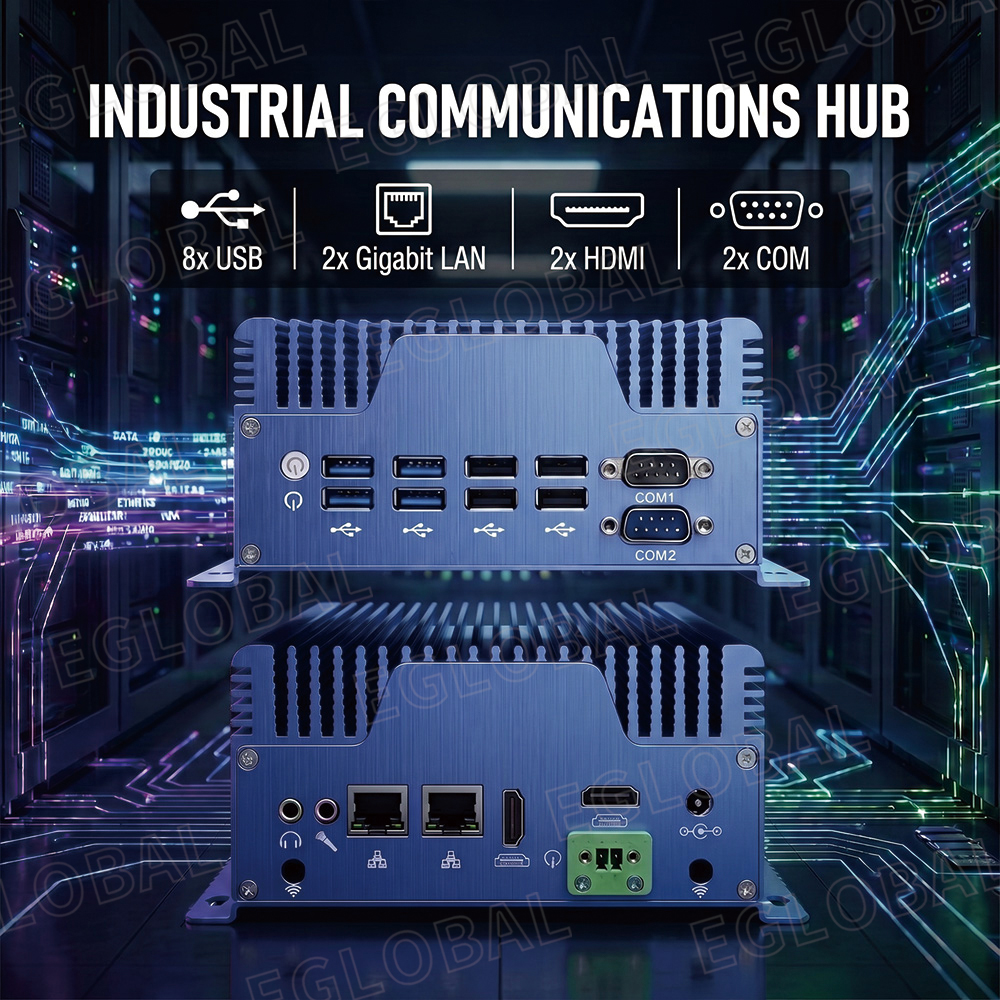 EGLOBAL Mini PC T88: 13th-Gen i5/i7 Industrial Mini PC, Dual LAN & COM Ports(图1) EGLOBAL Mini PC T88: 13th-Gen i5/i7 Industrial Mini PC, Dual LAN & COM Ports(图1)